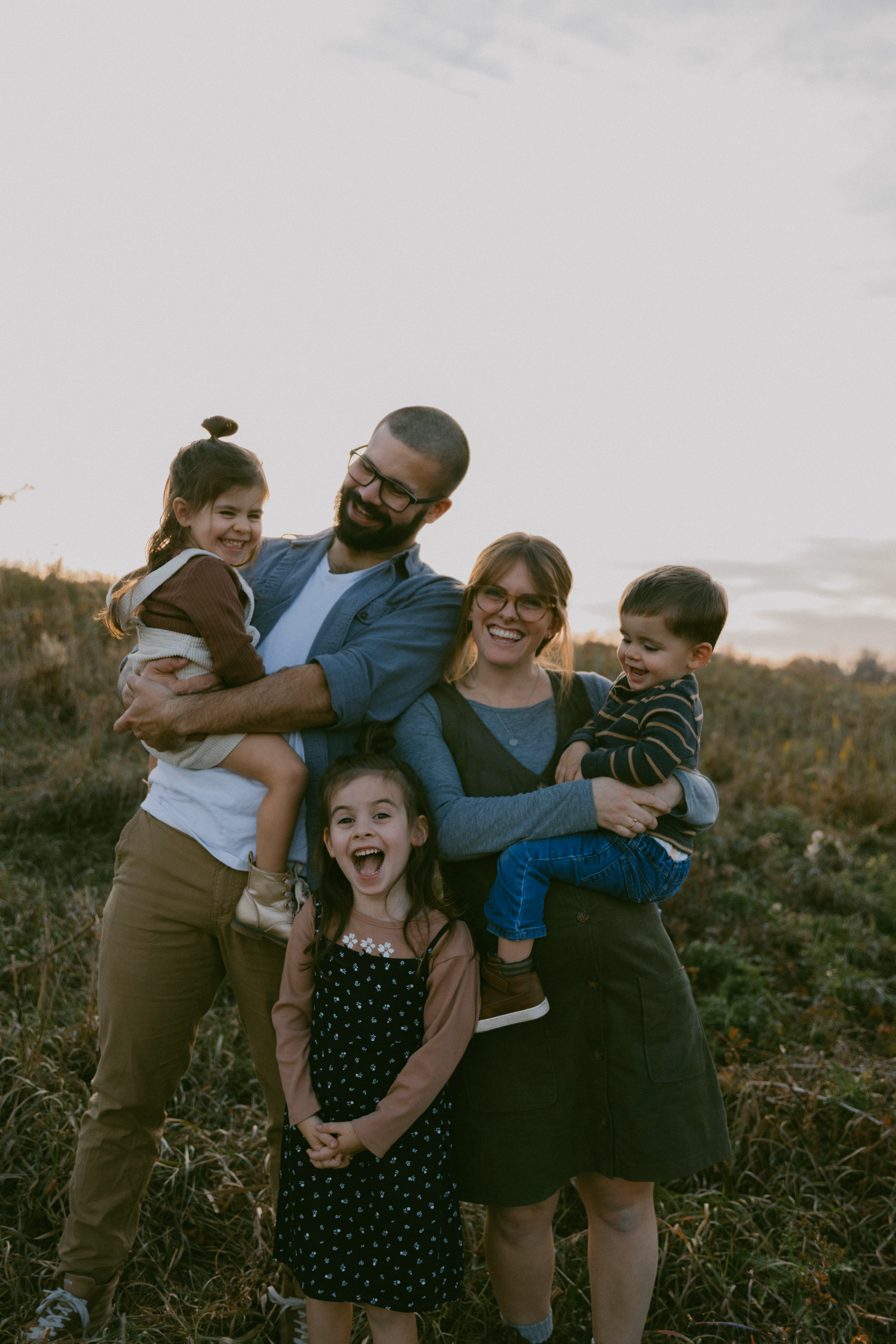 Mark and Annie Scaffidi with their children Bella, Eden, and Isaac